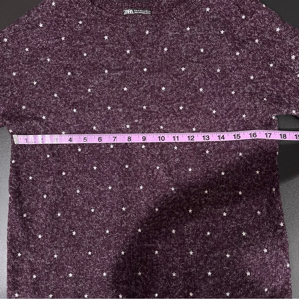 ZARA Star Wool Blend Sweater Size M